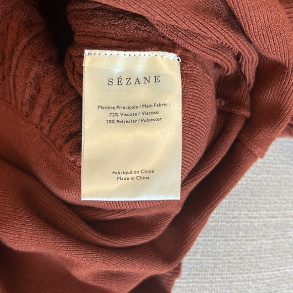 Sezane Carlie Sweater Dress - Brown - Picture 10 of 10